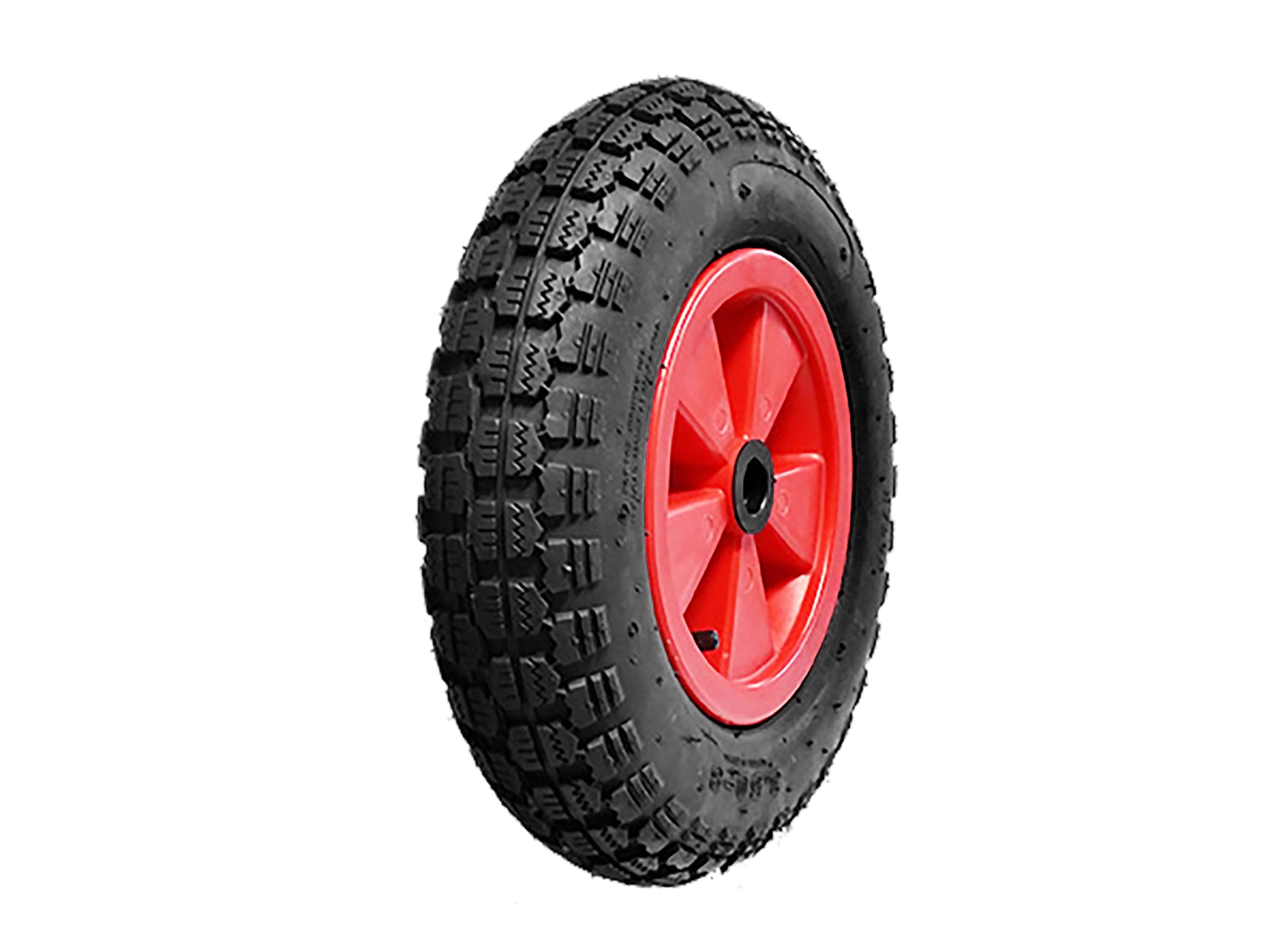 Roues pneumatiques à bande de roulement DC et centre en plastique pour brouettes - PR4.00-8 - 16 Roues pneumatiques à bande de roulement DC et centre en plastique pour brouettes - PR4.00-8 - 16